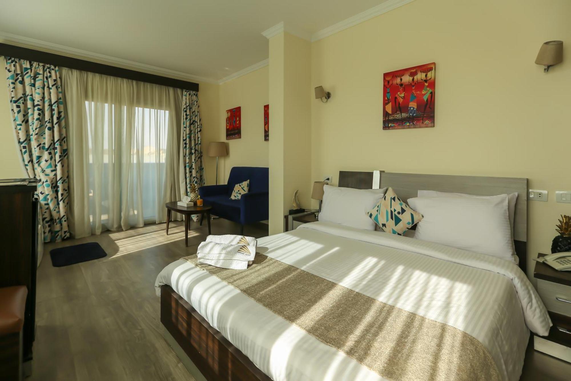 Pyramid Edge Hotel & Exclusive Pyramids View Rooftop Kafret el-Gabal Kültér fotó